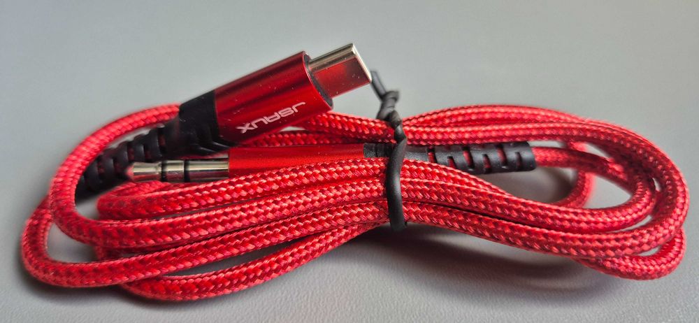 JSAUX Kabel USB C na jack AUX 1 m, USB C do 3,5 mmiPhone 15 Pro Max/15