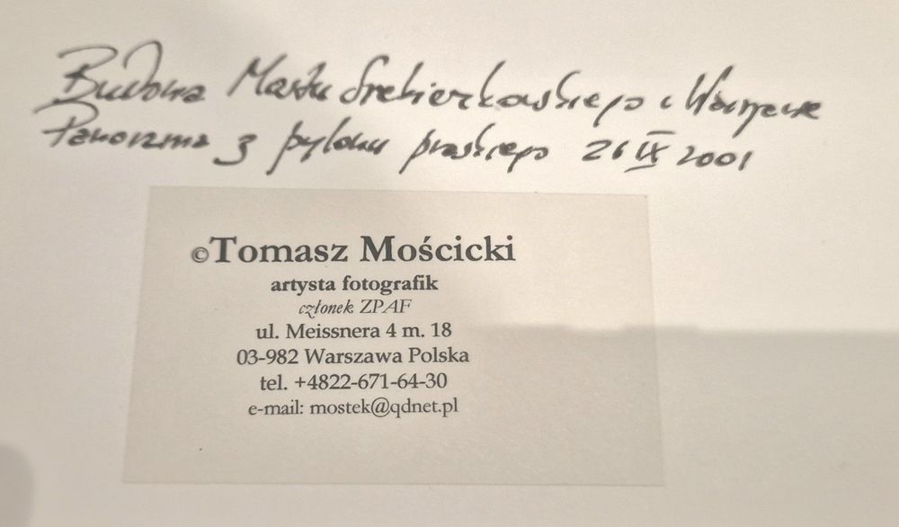 Fotografia autorstwa Tomasza Mościckiego Most Siekierkowski w budowie