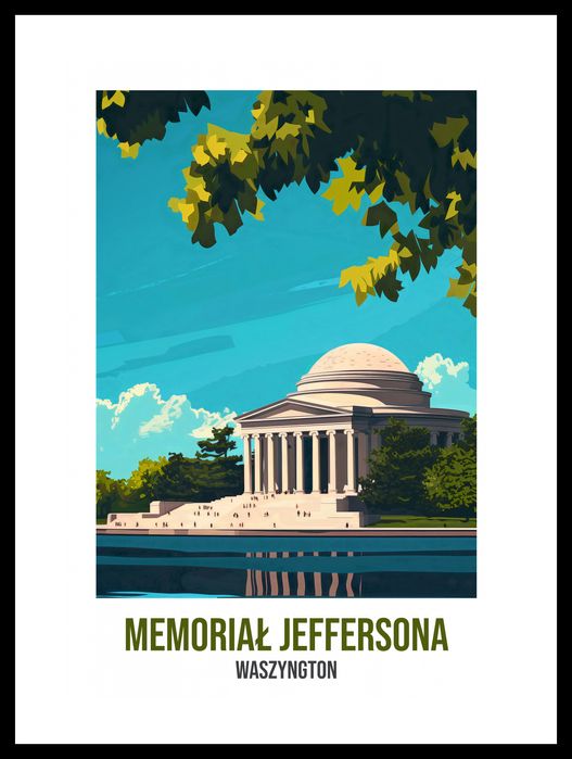 Plakat 29,7x42cm Memoriał Jeffersona