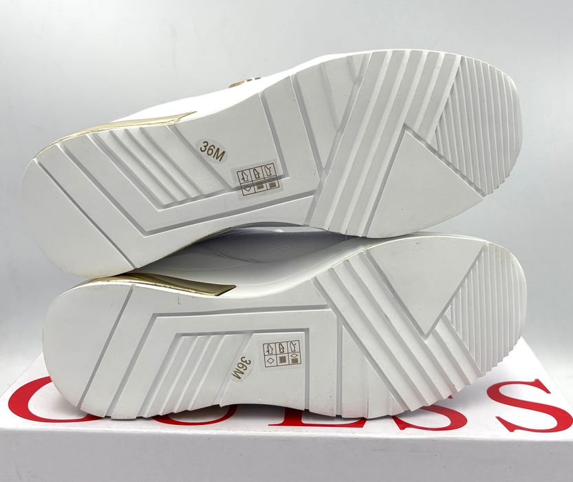 ‼️Nowe oryginalne trampki sneakersy GUESS Jaryds4 białe 36 AZ 038