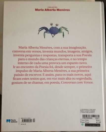 Conversas com Versos - de Maria Alberta Menéres NOVO