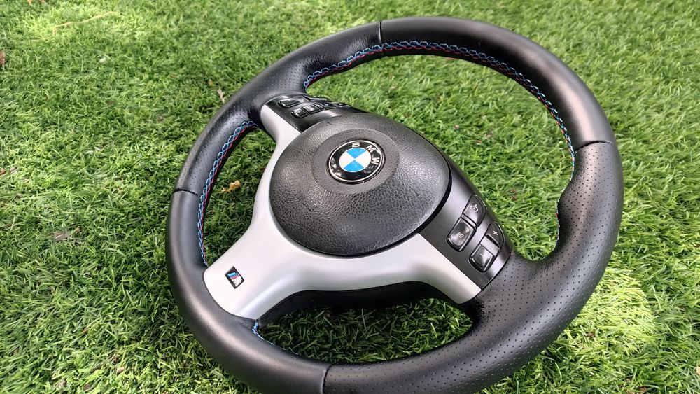 Volante bmw e46 pack m personalizado completamente novo