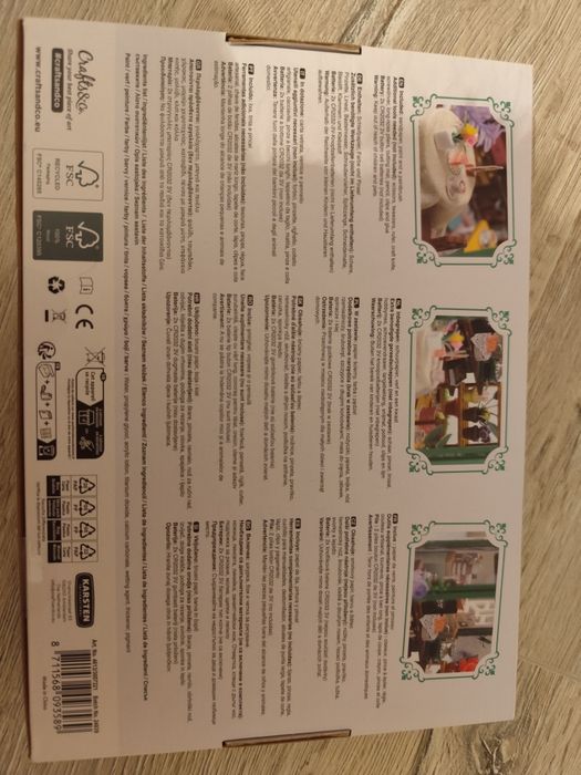 Miniaturowy Domek Greenhouse Cafe Diy Z Oświetleniem Led 3D