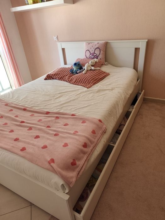 Cama de casal 2mtx1.4mt branca