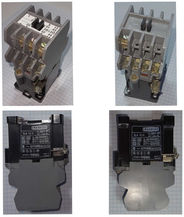 Контактор пускатель реле контакты приставка