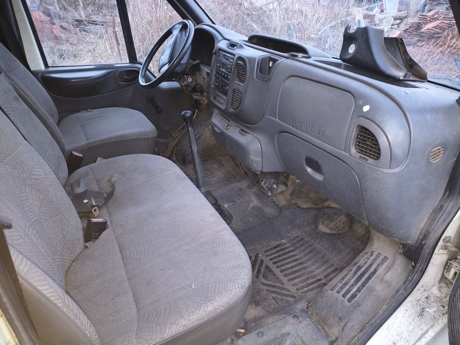 Karoseria Ford Transit MK6 brygadowka z paką 2,0 TDDI 2003r osobowa