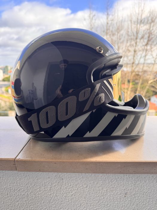 Capacete NEXX X.G200 Tracker Preto/Branco — S — ECE/DOT