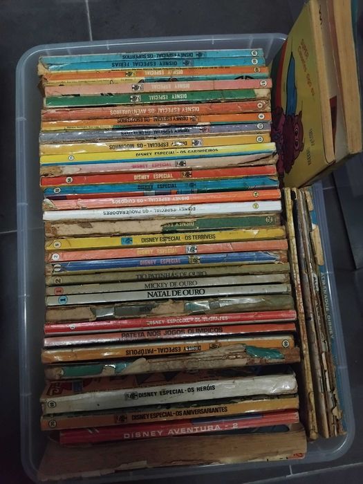Livros do Patinhas e Mickey originais