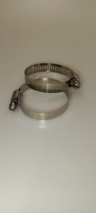 2 sztuki 304 zacisków ze stali nierdzewnej rura 33-57mm