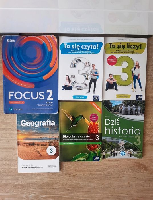 Komplet podręczników do klasy 3 szkoła branżowa