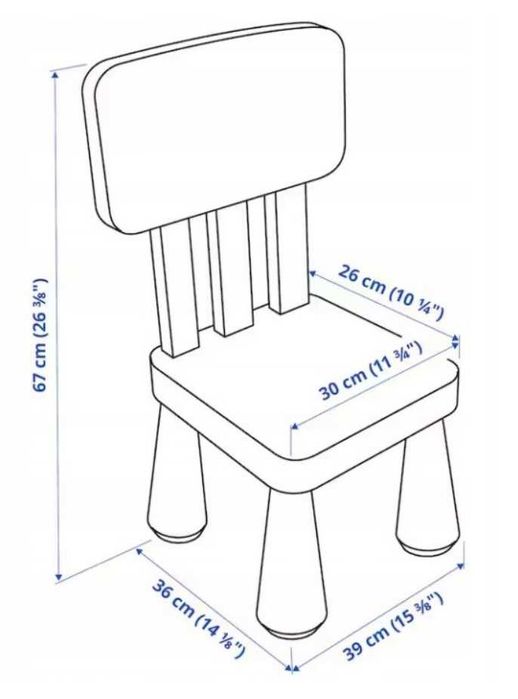 Sprzedam krzesełka dla dzieci Ikea Mammut