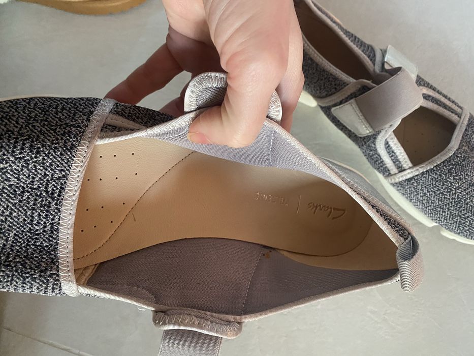 Clarks Trigenic 41 baleriny nowe