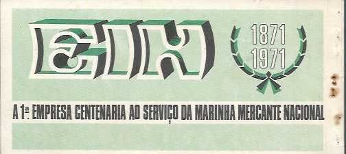 EIN- INSULANA - Bilhete de passagem antigo1971 - marinha