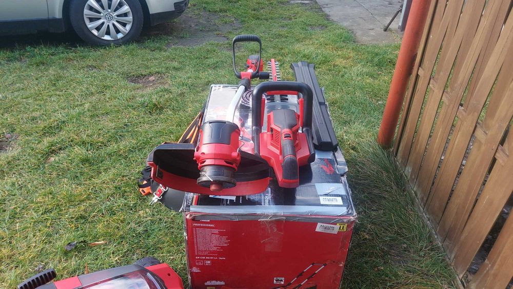 Kosiarka  kosa i nożyce do żywopłotu zestaw Einhell akumulatorowe