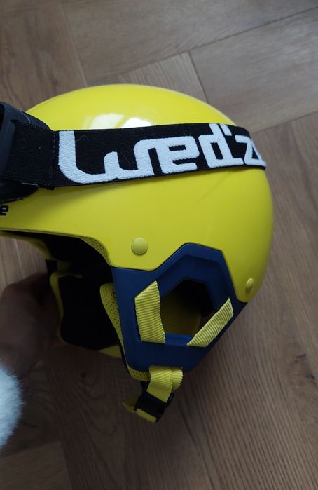 Wed'ze wedze kask narciarski dzieciecy z googlami