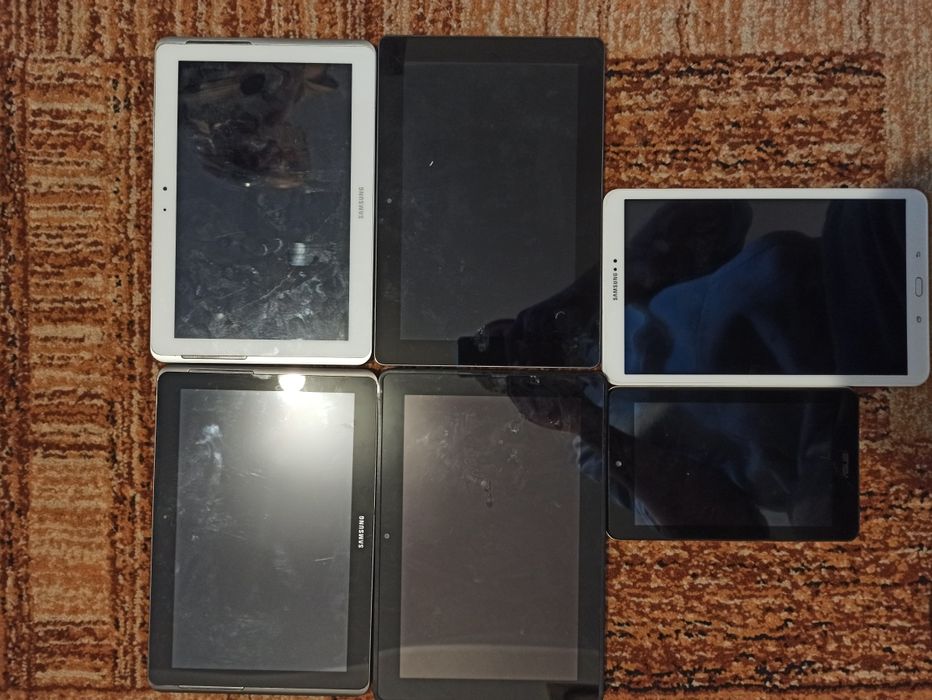 6 x tablet Samsung Lenovo asus