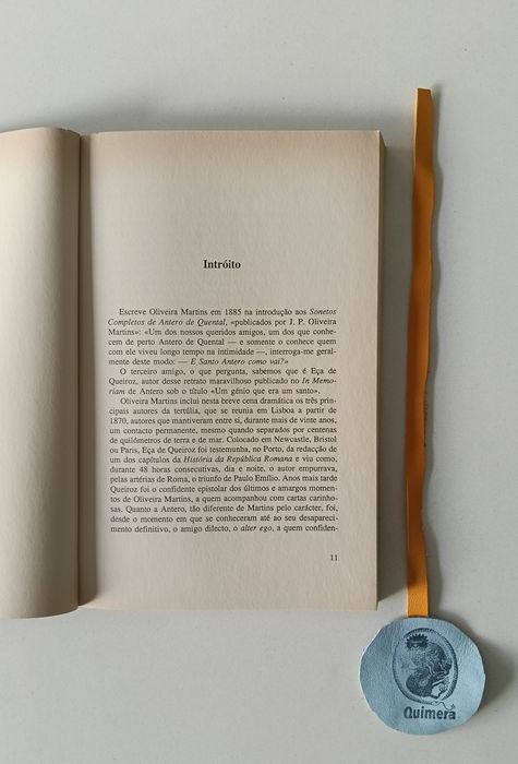 A Tertúlia Ocidental, Estudos sobre Antero de Quental, Oliveira Martin