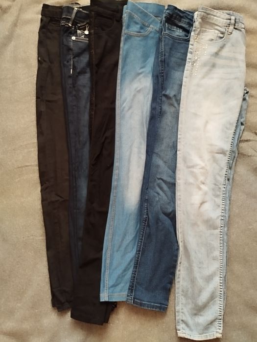 Джинсы, джегинсы  для девочки 11-12 лет, ( набором)