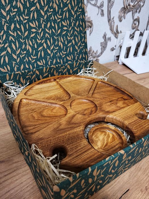 Винний столик масив Дуб