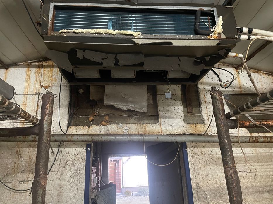 Klimatyzacja przemysłowa Fonko dwa wentylatory, parownik