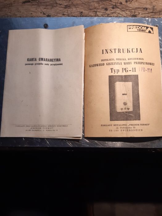 Piecyk gazowy termet pg 11