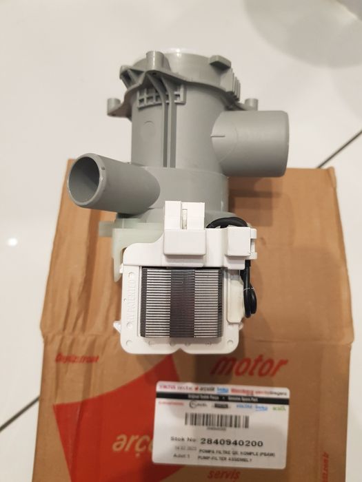 Pompa odpływowa kompletna pralki Beko Grundig Arcelik 28.409.40.200