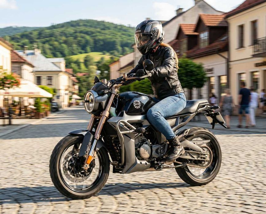 Wynajmij chopper Zontes 125C na weekend w Beskidach-prawo jazdy B