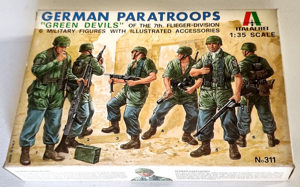German Paratroops - Green Devils - Italeri 1/35