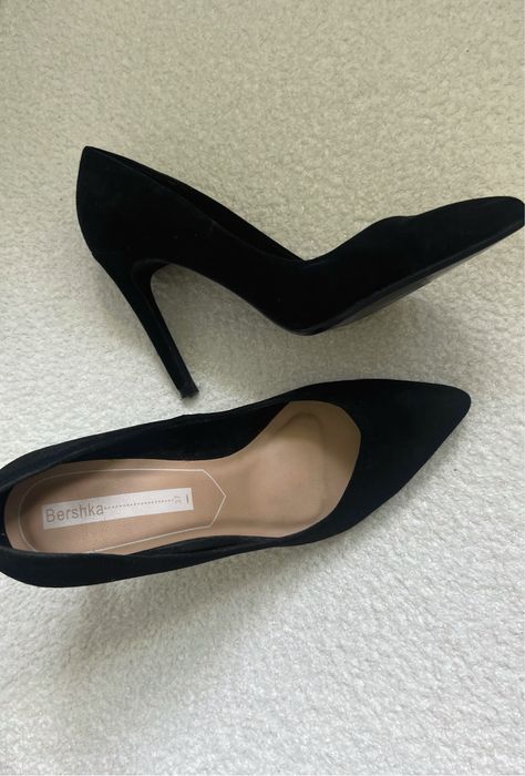 Szpilki obcasy zamszowe