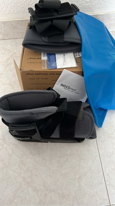 Bota walkerbaixa e alta tamanho ajustavel e protecao gesso p duche