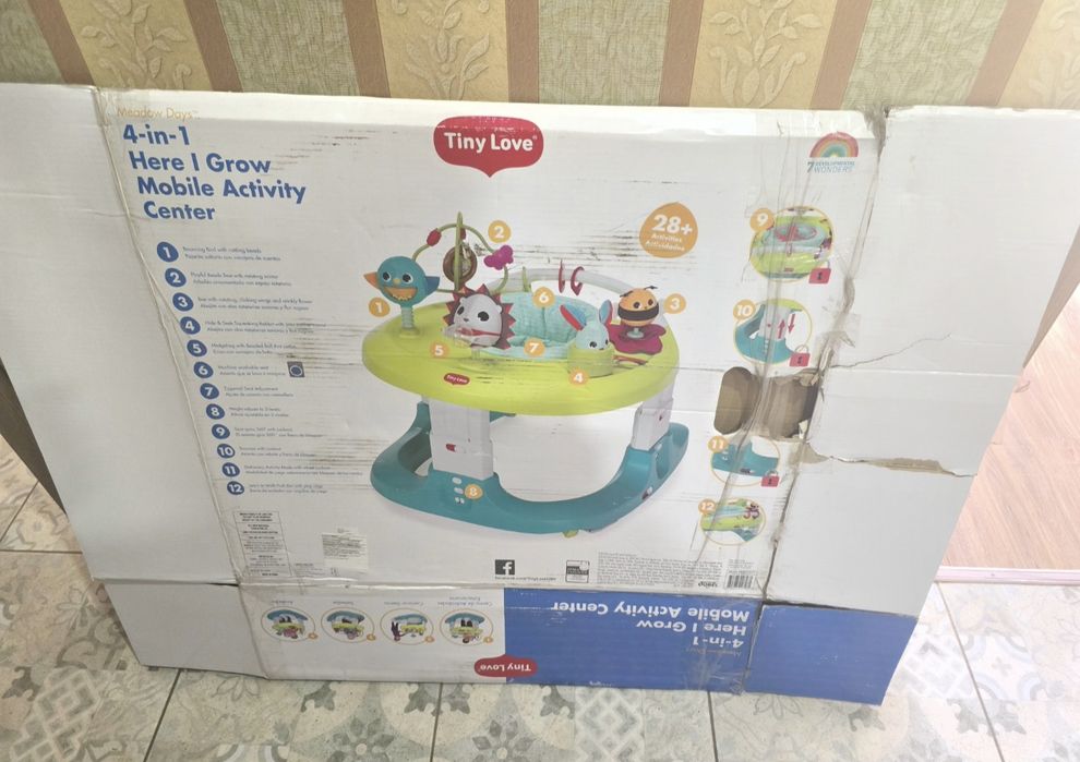 Розвиваючій центр та ходунки Tiny Love 4 в 1