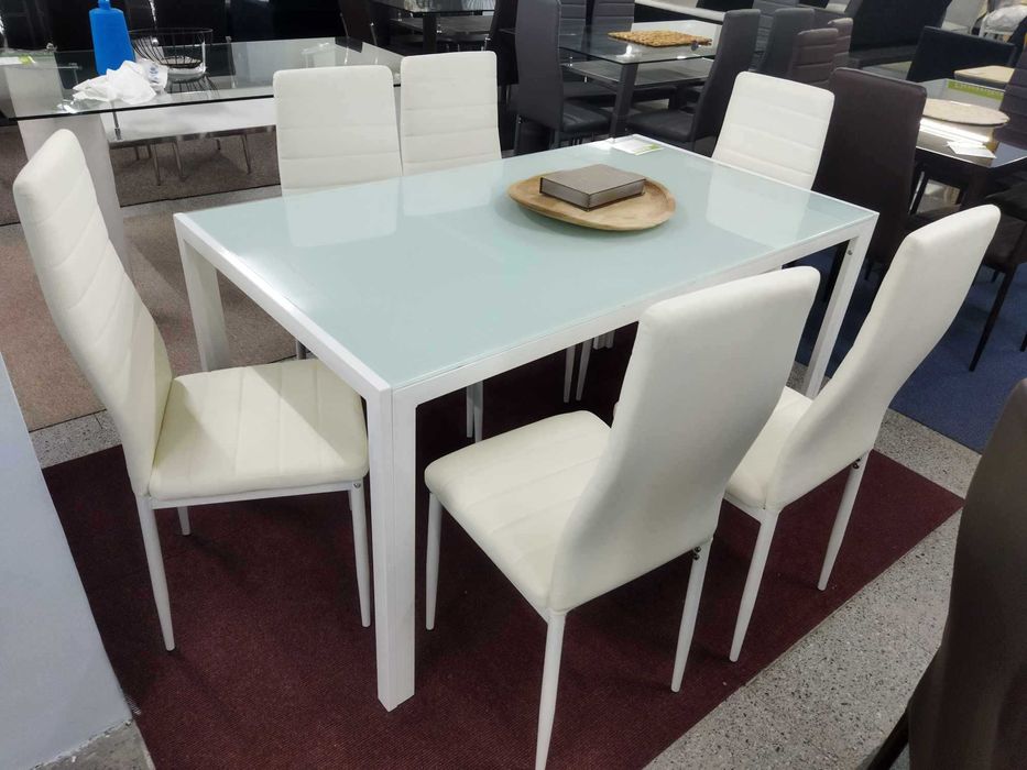 Barato Mesa de jantar + 6 cadeiras Levamos a sua casa Envio gratis