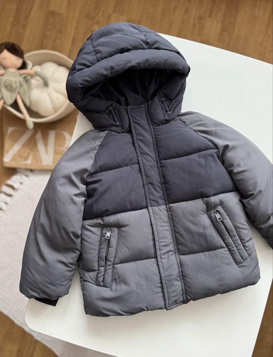 Куртка пуховик Zara. Курточка зимова. Зимняя куртка Зара