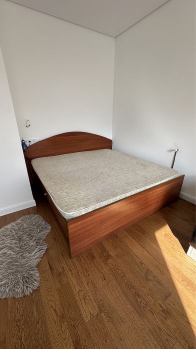 Ліжко з матрацом 220ш/195д см