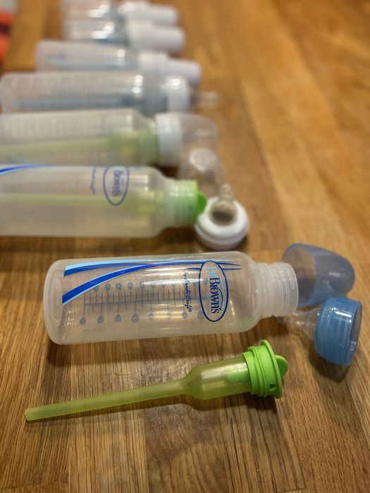 12 Biberões Dr. Brown’s +tetinas novas - Super Pack! Urg!