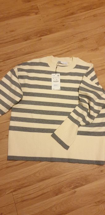 Zara sweter w paski