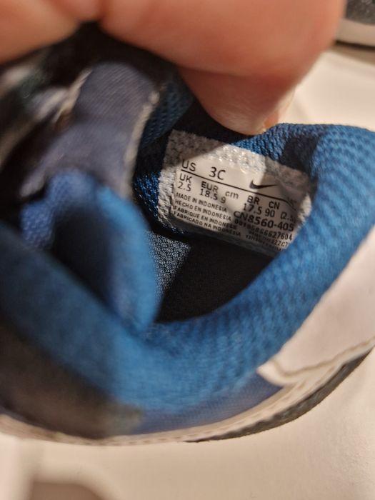 Ténis nike bebé 18.5