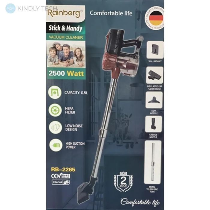 Пилосос ручний Rainberg RB-2265  ТВ 2500 Вт
