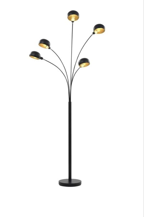 Designerska czarna lampa