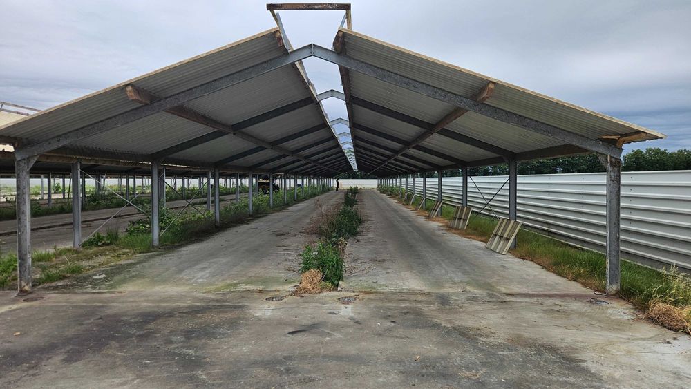 Hala stalowa ocynk używana IPE140 cena/m2 magazyn wiata konstrukcja