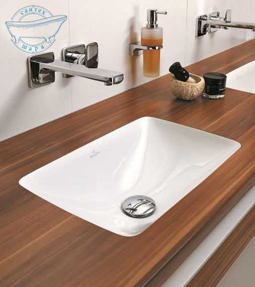 Умивальник Villeroy & Boch вбудований (під стільницю) 61,5х39 61632001