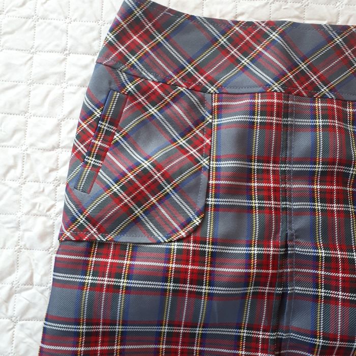 Spódnica w kratkę designers M