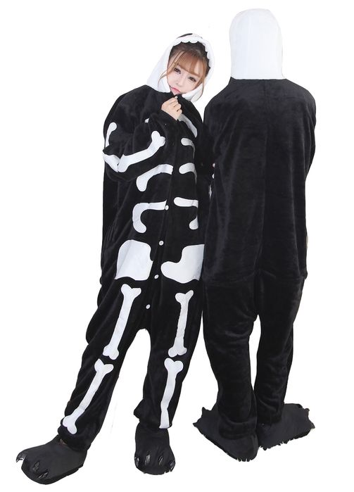 Piżama Kigurumi Kombinezon Przebranie Szkieletor XL 175-182 cm
