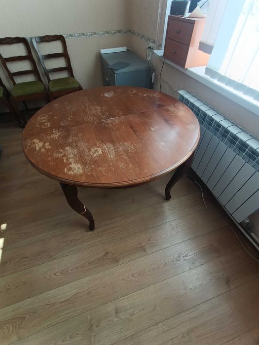 Стол Шесть стульев Румыния натуральное дерево