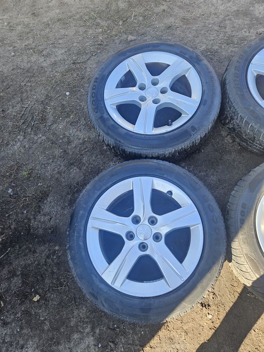 Felgi Aluminiowe 5x108 Peugeot z Oponami 205/55/16