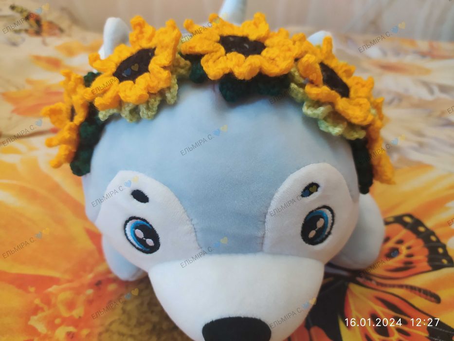 Обручі з квітами для дівчат ручної роботи під замовлення