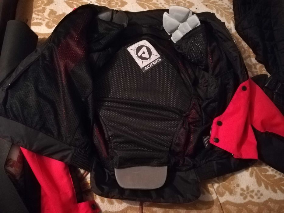 Casaco mota com proteções