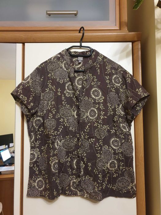 Koszulowa bluzka boho hippie bohema vintage XL/XXL