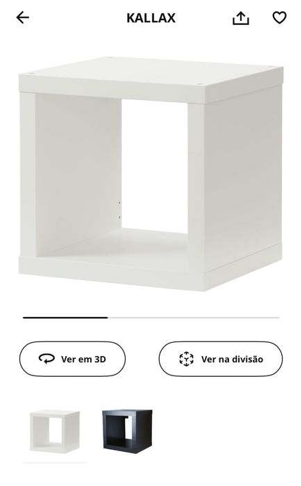 Estantes cubo Kallax com pernas