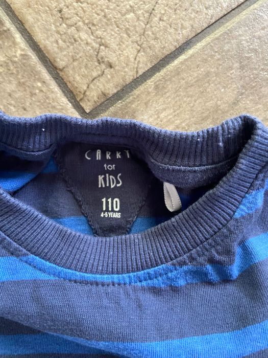 Koszulka chłopięca z długim rękawem Carry rozmiar 110 cm